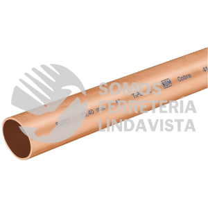 41273 CC-003L TUBO DE 1" DE COBRE TIPO "L" DE 3 M FOSET