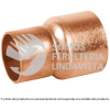 48868 CC-296 COPLE REDUCCION CAMPANA COBRE 1-1/4" X 1" FOSET