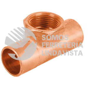 48886 CC-702 TEE DE COBRE ROSCA CENTRAL 3/4" FOSET