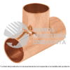 48863 CC-764 TEE SENCILLA DE COBRE 1-1/4" FOSET