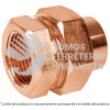 48882 CC-981 TUERCA UNION LATON COBRIZADO 1/2" ROSCA INTERIOR FOSET