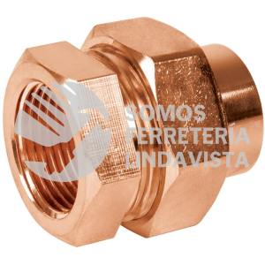 48883 CC-982 TUERCA UNION LATON COBRIZADO 3/4" ROSCA INTERIOR FOSET