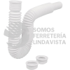 49509 CE-232 CESPOL FLEXIBLE P/LAVABO Y FREGADERO POLIPROPILENO BLANCO FOSET