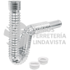 49507 CE-236 CESPOL FLEXIBLE P/LAVABO Y FREGADERO POLIPROPILENO CROMO FOSET