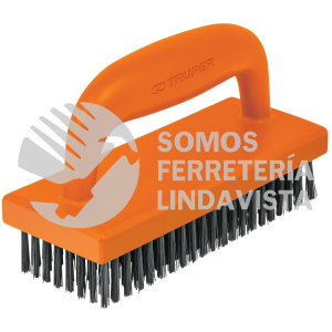 12655 CEA-82 CEPILLO DE ALAMBRE 172 PINCELES RECTANGULAR CON MANGO TRUPER