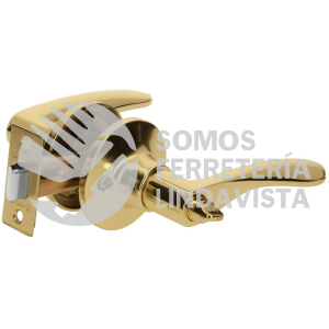 20033 CEMA-1BB CERRADURA MANIJA BAÑO LATON BRILLANTE CIL METALICO HERMEX
