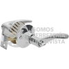 20037 CEMA-3BB CERRADURA MANIJA BAÑO CROMO MATE CIL METALICO HERMEX