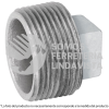 48785 CG-316 TAPON MACHO 2" DE ACERO GALVANIZADO FOSET
