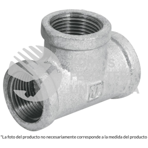 48757 CG-706 TEE SENCILLA 2" ACERO GALVANIZADO FOSET