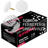 41252 CHI-100B CAJA CON 100 CHINCHES BLANCAS FIERO