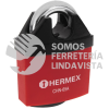 43341 CHN-65A CANDADO DE HIERRO 65 MM GANCHO PROTEGIDO LLAVE ANTI-GANZUA HERMEX