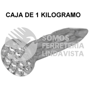 44120 CLC-3/4G BOLSA CON 1 KG DE CLAVOS PARA CONCRETO GALVANIZADOS 3/4" FIERO