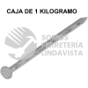 44137 CLC-4G BOLSA CON 1 KG DE CLAVOS PARA CONCRETO GALVANIZADOS 4" FIERO