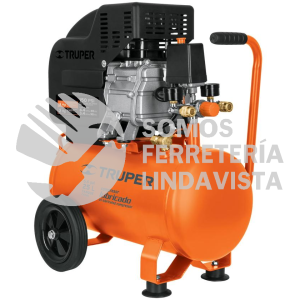 15006 COMP-25LT COMPRESOR HORIZONTAL 25L 3 HP (POTENCIA MAXIMA) 127 V TRUPER