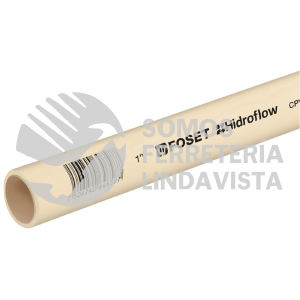 45044 CPVC-003 TUBO DE 1" DE CPVC HIDRAULICO RD 13.5 DE 3 M FOSET