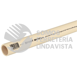 45560 CPVC-004 TUBO DE 1-1/4" DE CPVC HIDRAULICO RD 11 DE 3 M FOSET