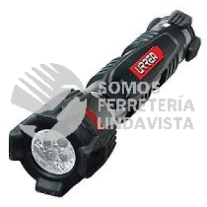 7L2A LINTERNA DE LED PARA USO PESADO ANTI-IMPACTO A BATERIAS, 2 PILAS "AA" URREA