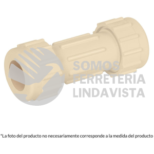 48925 CPVC-273 COPLE DE COMPRESION CPVC DE 1" FOSET