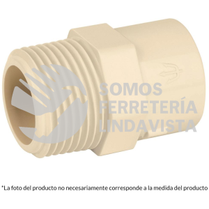 48955 CPVC-616 CONECTOR MACHO CPVC 2" FOSET