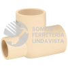 48908 CPVC-726 TEE REDUCIDA LATERAL DE CPVC 3/4" X 1/2" X 3/4" FOSET