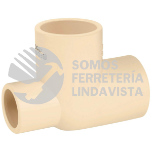 48908 CPVC-726 TEE REDUCIDA LATERAL DE CPVC 3/4" X 1/2" X 3/4" FOSET