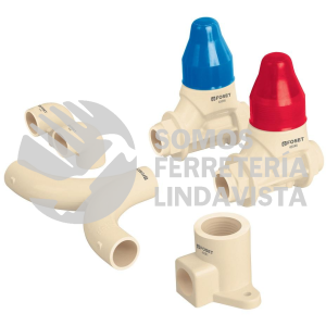 46034 CPVC-KIT-B KIT CONEXIONES CPVC PARA INSTALACION REGADERA SIN MANERALES FOSET