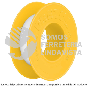 27010 CTF-1/2P CINTA SELLA ROSCAS 1/2" X 7 M DE LARGO PRETUL
