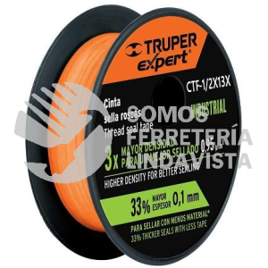 12516 CTF-1/2X13X CINTA SELLA ROSCAS 1/2" X 13 M DE LARGO INDUSTRIAL TRUPER