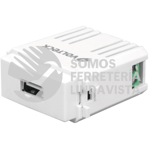 48109 CUSB-IB MODULO PUERTO USB LINEA ITALIANA COLOR BLANCO VOLTECK