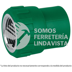 45453 CV-604 ADAPTADOR PPR 1-1/4" HEMBRA CON INSERTO METALICO FOSET