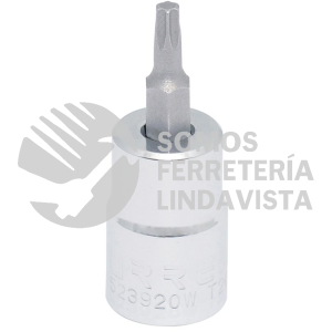 523920W DADO CON PUNTA TORX CUADRO DE 3/8", T20 URREA