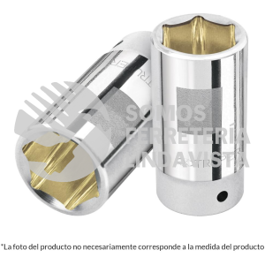 19344 D-3434-HL DADO LARGO DE 1-1/16" 6 PUNTAS CUADRO 3/4" TRUPER