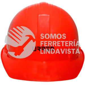 USH02R CASCO DE SEGURIDAD CON AJUSTE DE INTERVALOS, COLOR ROJO URREA