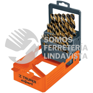50004 DESP-BAV-29C JUEGO DE 29 BROCAS HSS PARA METAL EN ESTUCHE TRUPER