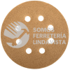 17952 DIRO-518 CAJA CON 5 DISCOS DE LIJA 5" GRANO 180 LIJADORA ROTO-ORBITAL TRUPER