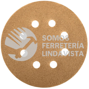 17959 DIRO-524 CAJA CON 5 DISCOS DE LIJA 5" GRANO 240 LIJADORA ROTO-ORBITAL TRUPER