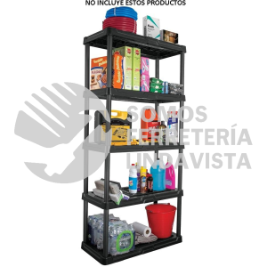 20614 EST-5P ESTANTE PLASTICO 5 REPISAS PRETUL