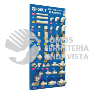55787 EX-CPVC-FOS EXHIBIDOR CON CONEXIONES DE CPVC FOSET