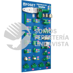 55788 EX-CV-FOS EXHIBIDOR CON CONEXIONES DE PPR FOSET