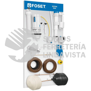 55831 EX-FOS-DUO EXHIBIDOR CON ACCESORIOS PARA WC DUO FOSET