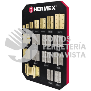 55488 EX-HE-BI-CR RESPALDO DE INVENTARIO PARA EXHIBIDOR HERMEX DE BISAGRAS