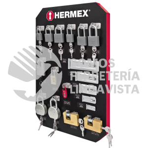 55487 EX-HE-CA-CR RESPALDO DE INVENTARIO PARA EXHIBIDOR HERMEX DE CANDADOS