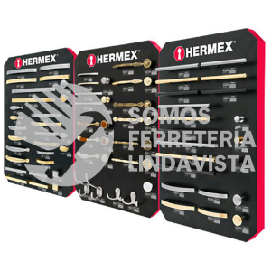55878 EX-HE-JP3-CR RESPALDO DE INVENTARIO EXHIBIDOR DE JALADERAS Y PERRILLAS 3 HERMEX