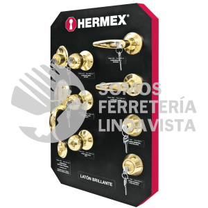 56364 EX-HE-LB EXHIBIDOR HERMEX CON LATON BRILLANTE HERMEX