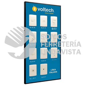 55438 EX-LI-VK-CR RESPALDO DE INVENTARIO PARA EXHIBIDOR LINEA ITALIANA VOLTEC VOLTECK