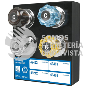 55515 EX-MR-CR RESPALDO DE INVENTARIO PARA EXHIBIDOR DE MANERALES REGADERA FOSET