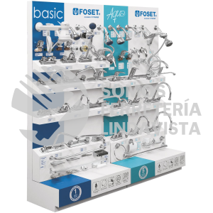55895 EX-PI-BAQ EXHIBIDOR DE PISO FOSET AQUA BASIC