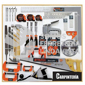 55360 EX80-CAR1 EXHIBIDOR DE CARPINTERIA 82 X 82 CM 1 SECCION TRUPER