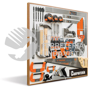 55377 EX80-CAR1-CR RESPALDO DE INVENTARIO PARA EXHIBIDOR CARPINTERIA 80X80CM 1 TRUPER