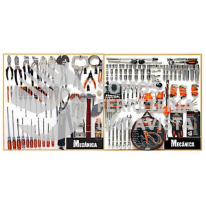 55370 EX80-MEC2 EXHIBIDOR DE MECANICA 82 X 164 CM 2 SECCIONES TRUPER